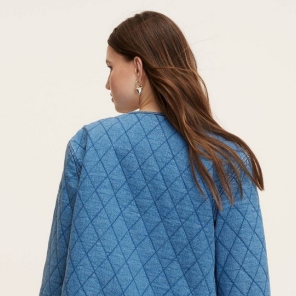 NWT Kate Spade x Target Quilted Denim Jacket - Picture 4 of 7